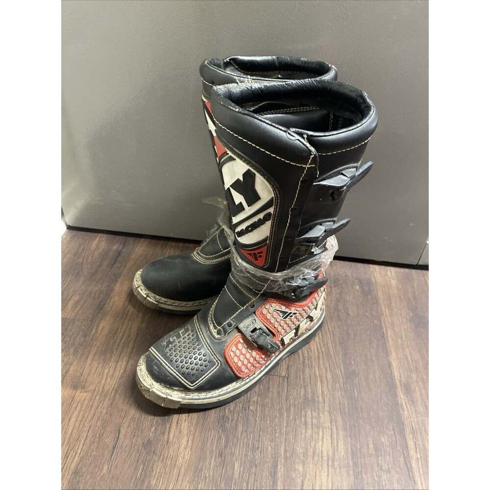 Fly Racing Motorcross Motorcycle Boots 805 Size 9 Off Road ATV (058)